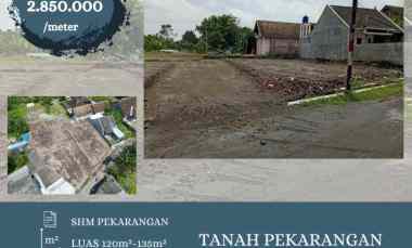 Tanah Pekarangan 5 menit dari Jalan Kaliurang