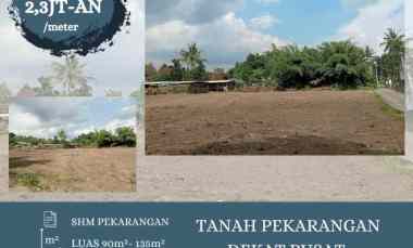 Tanah Pekarangan dekat Pusat Kota Sleman