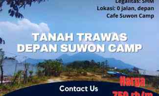 Tanah Pekarangan Trawas Depan Caf Suwon Camp