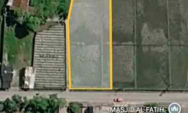 tanah sawah strategis lebar muka 22m