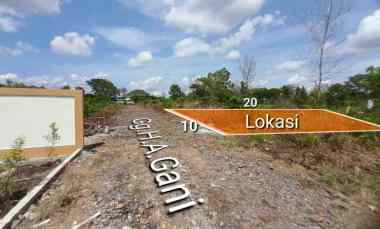 Tanah Siap Bangun Jln Perdana Gg H Gani 350 jt Nego