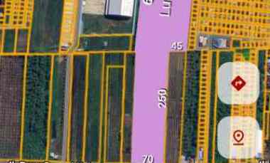 Tanah Siap Bangun Luas 57.815 Harga 650 Rb/meter Nego