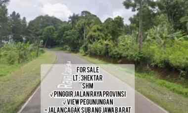 Tanah Strategis, jl. Raya Provinsi Cagak Subang