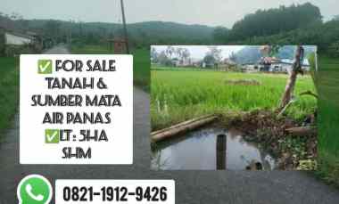 Tanah Sumber Mata Air Panas, Purwakarta Jawa Barat