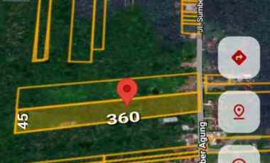 Tanah Ukuran 45x360 di Ambawang Gg. Sumber Agung