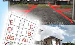 Tanah Kavling Jogja Luas 128m2 Ld 10m Utara Perum Merapi View