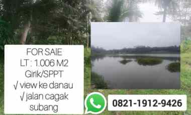 Tanah View ke Danau, Jalan Cagak Subang Jawa Barat