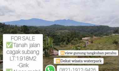 Tanah View Tangkuban Perahu, Jalan Cagak Subang