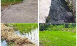 Tanah Dijual 1800m2 Area Wisata Air Ponggok 650jt