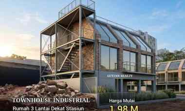 Townhouse Industrial Tanjung Barat dekat Stasiun