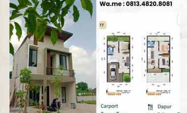 Unit Menipis Rumah Syariah 2 lantai Ponorogo