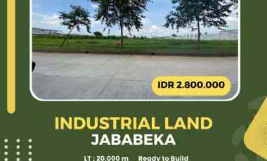 Tanah Dijual di Industri Jababeka