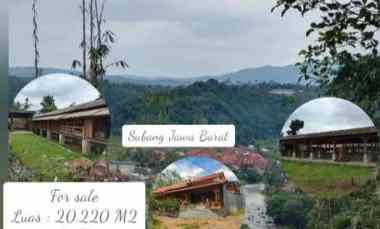 vila kebun ada kandang sapi kambing subang