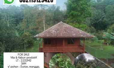 Vila Kebun Produktif, Punya Mata Air, Ciater - Subang