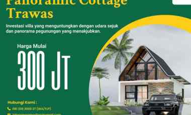 Villa Cabin Trawas Lokasi Strategis, Harga Terjangkau
