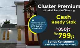 Rumah Dua Lantai Mewah Strategis Cibinong KPR Syariah