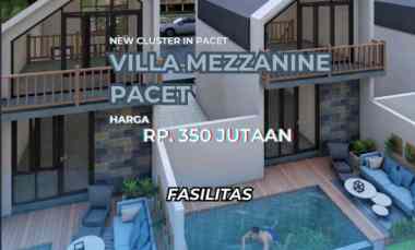 Villa Mezzanine Murah, 3 menit Kawasan Padusan Pacet