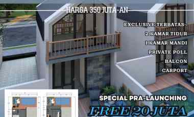 Villa Mezzanine Murah dekat Wisata Padusan Pacet