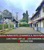 dijual hotel jl raya puncak cisarua kab
