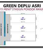 komersil tanah kavling deplu petukangan d masiv